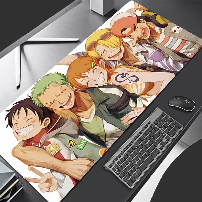 Desk Setup Carpet - Mouse Pad One Piece Anime Durable