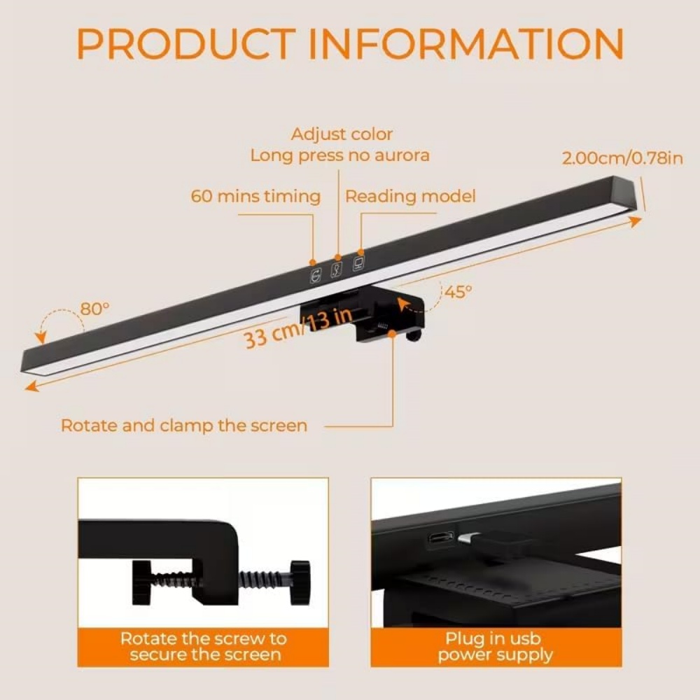 LED Screen Light Bar Computer  – Led Desk Light Usb Bewertung und Preis
