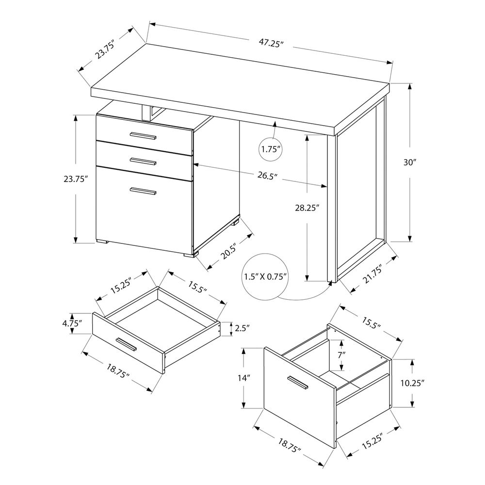 Computer Desk with File Cabine – Desk Setup Or Set Up Bewertung und Preis