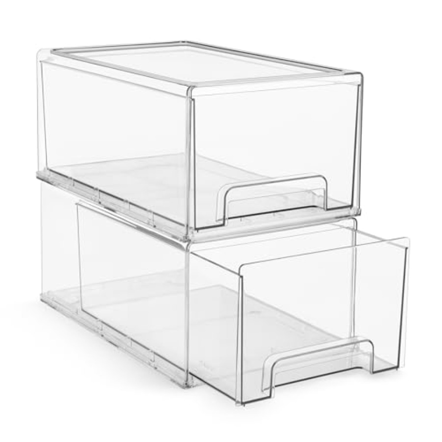 Clear Plastic Organizer Bins w – Drawer Organizer Bamboo Bewertung und Preis