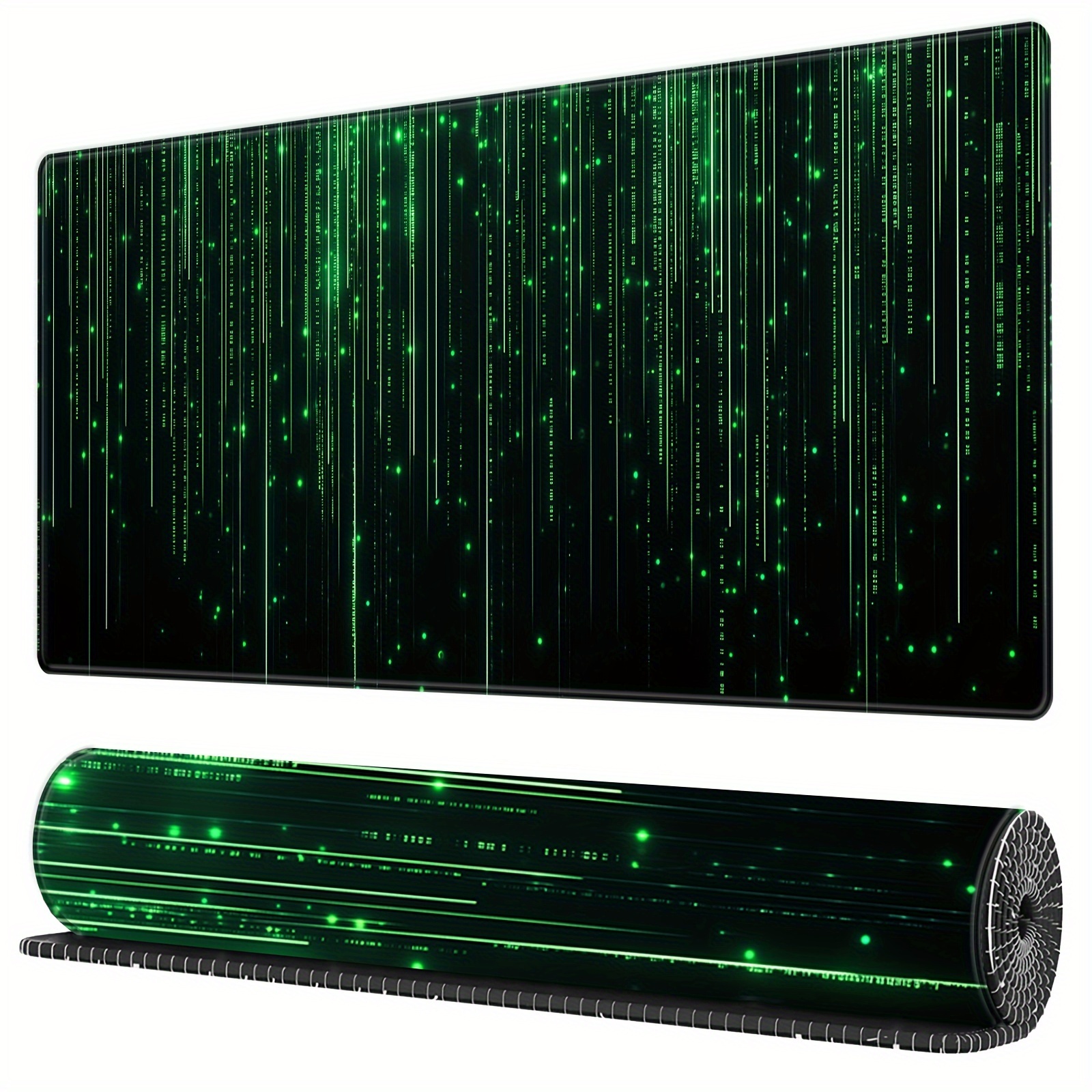 Large Green Code Gaming Mouse  – Desk Setup Or Set Up Bewertung und Preis