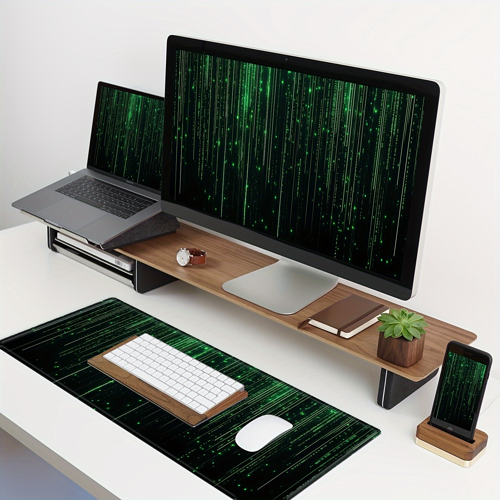 Large Green Code Gaming Mouse  – Desk Setup Or Set Up Bewertung und Preis
