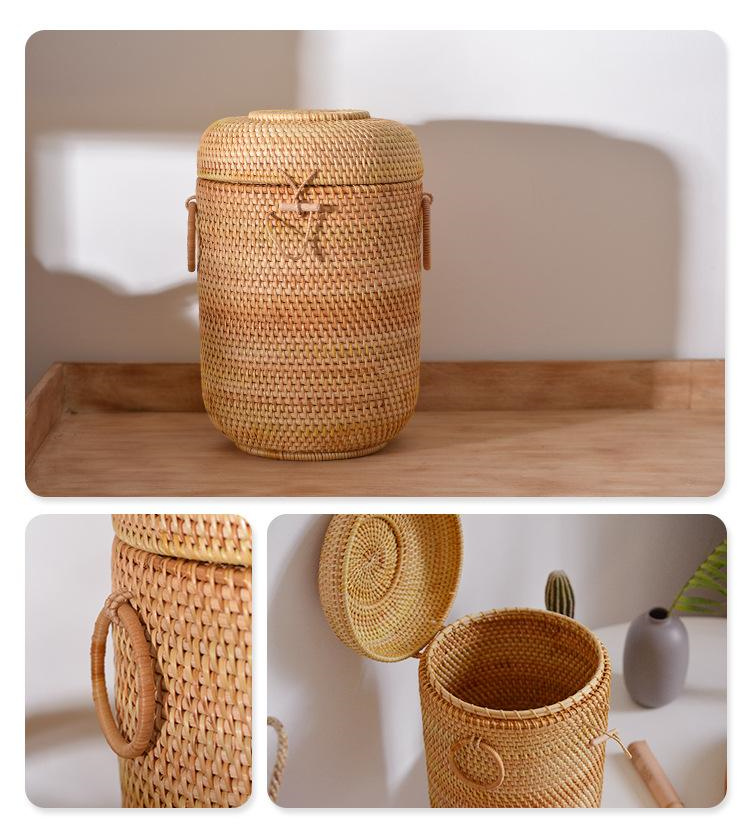 Handwoven Rattan Tea Storage B – Drawer Organizer Bamboo Bewertung und Preis