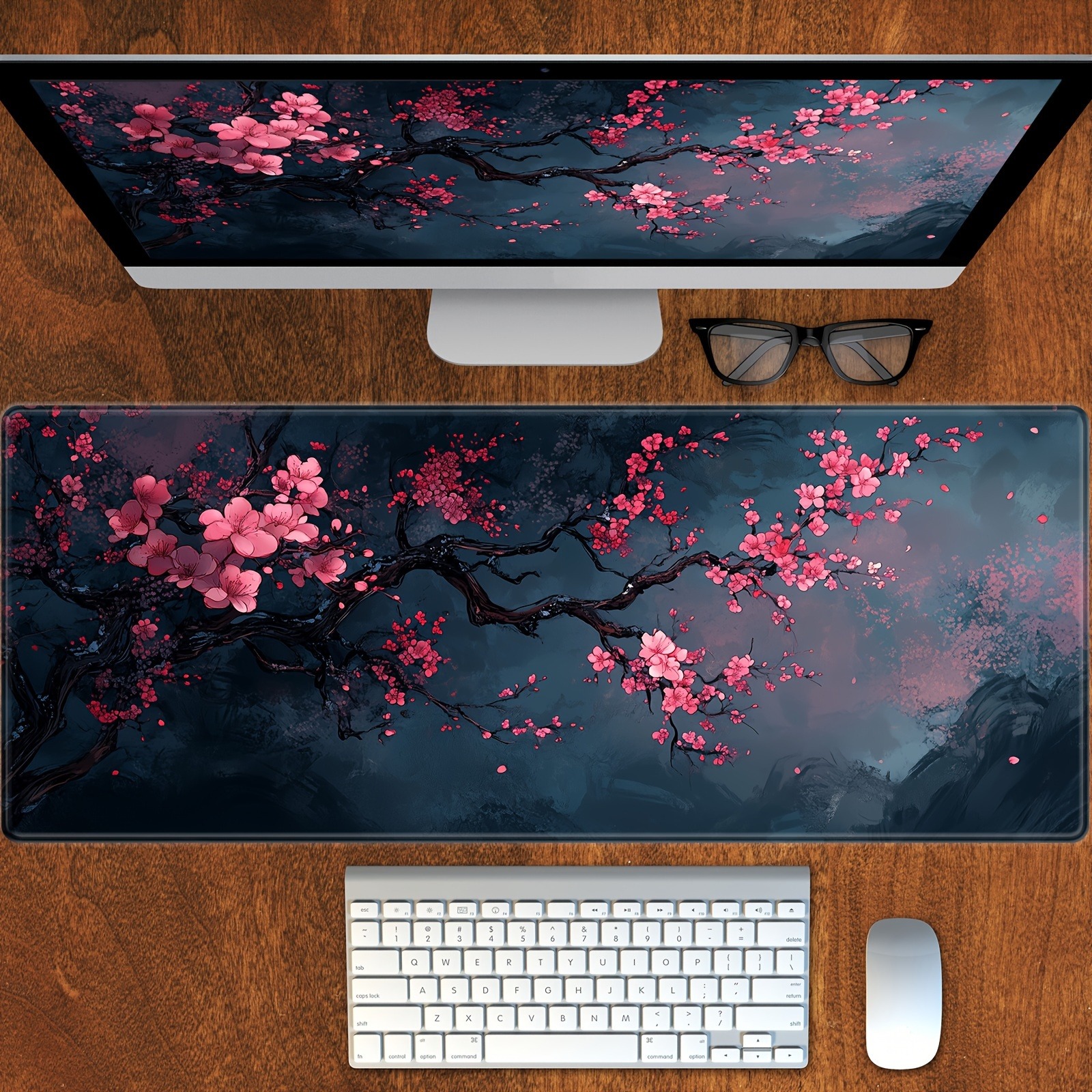 Night Cherry Blossom gaming mo – Desk Setup Carpet Bewertung und Preis