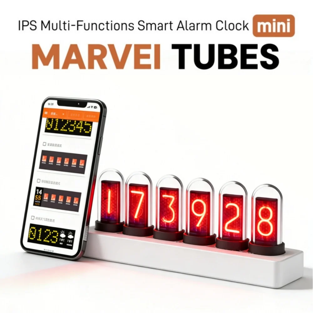 RGB Digital Alarm Clock, Nixie – Desk Setup Youtube Bewertung und Preis
