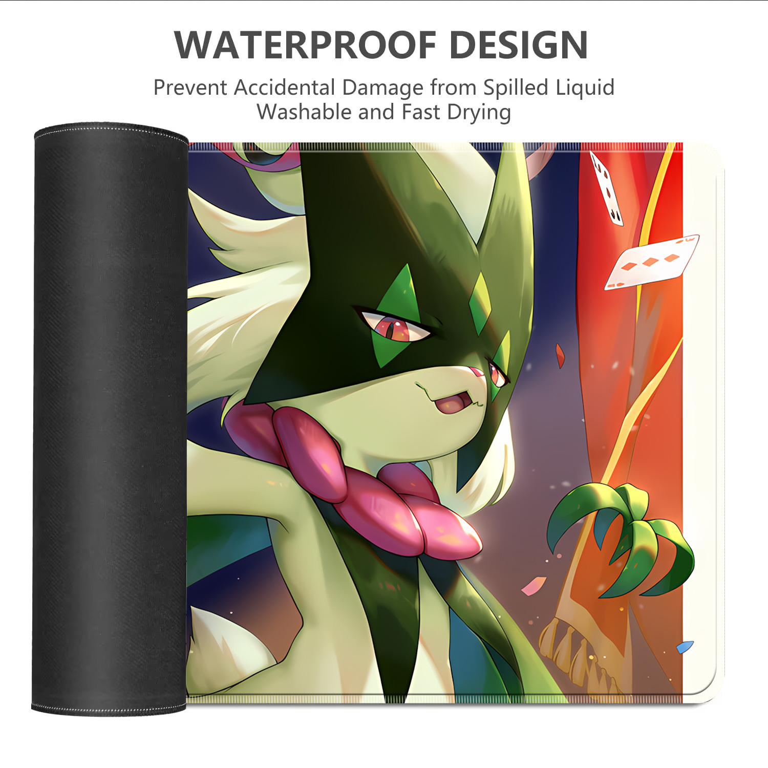 Kawaii Pokemon Meowscarada Gam – Desk Setup Carpet Bewertung und Preis