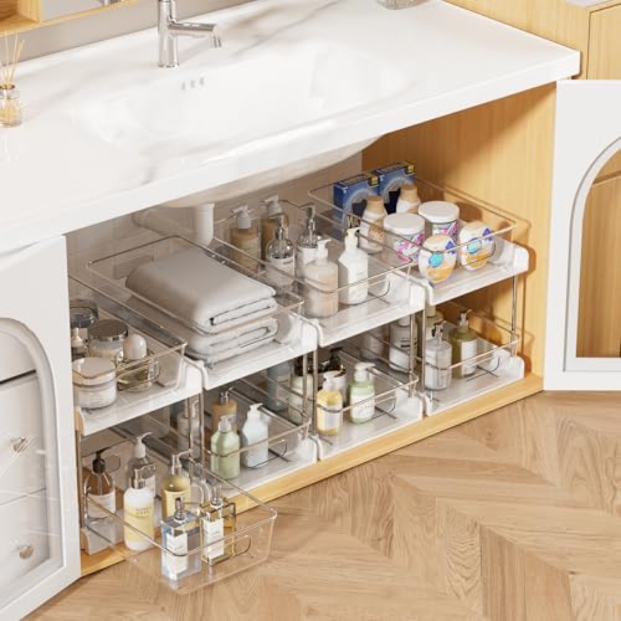 4 Pack Bathroom Organizer 2 Ti – Drawer Organizer Bamboo Bewertung und Preis