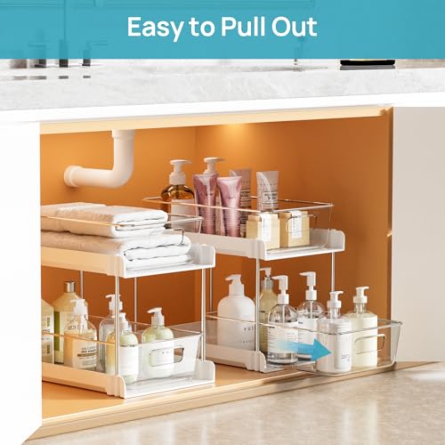 4 Pack Bathroom Organizer 2 Ti – Drawer Organizer Bamboo Bewertung und Preis