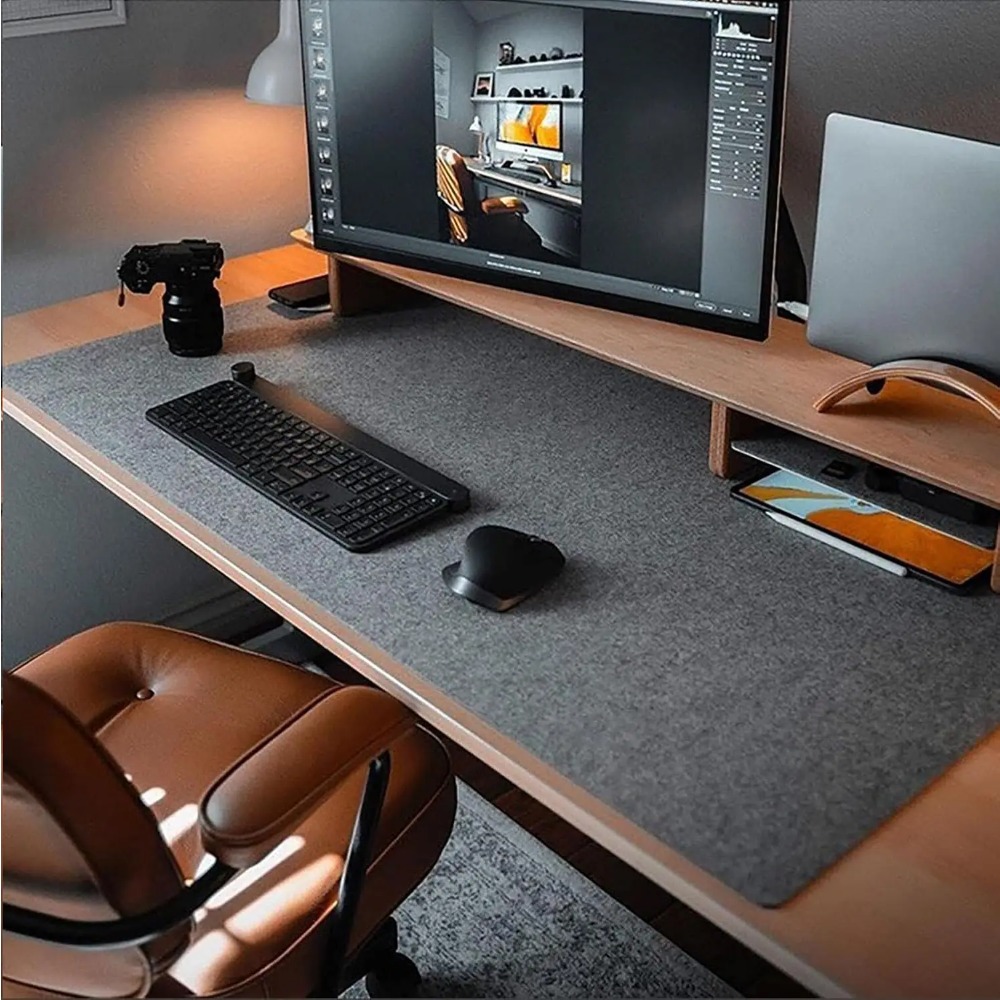 Felt Desk Mat Computer Mat for – Desk Setup Carpet Bewertung und Preis