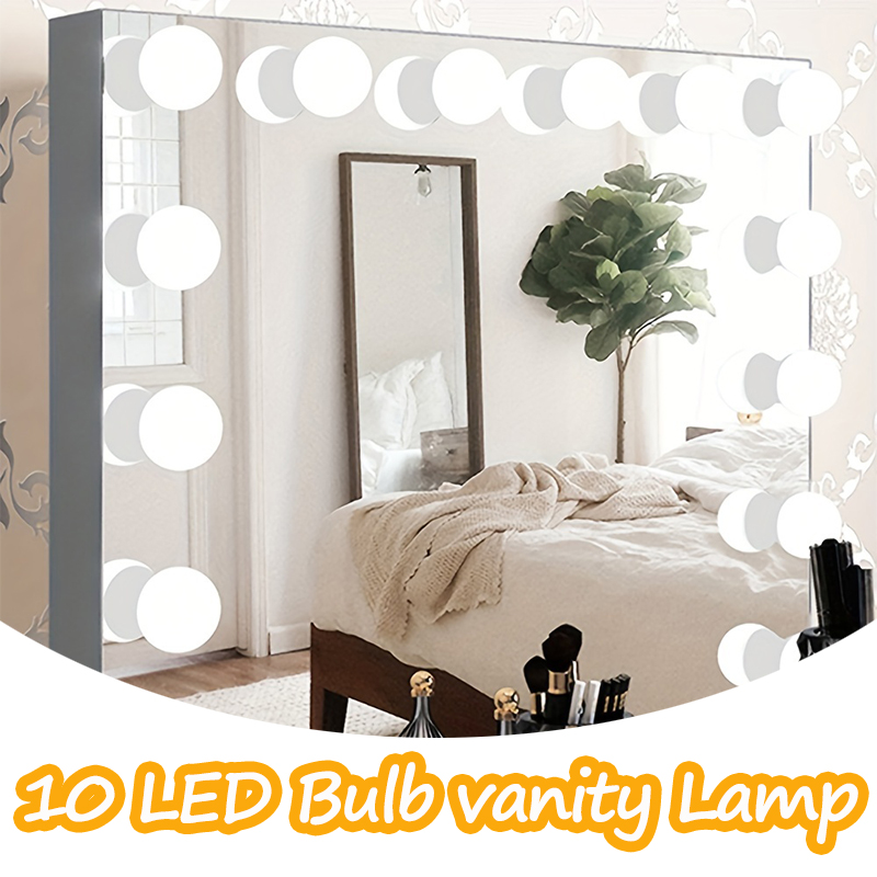 10LED Makeup Mirror Light Bulb – Led Desk Light Usb Bewertung und Preis