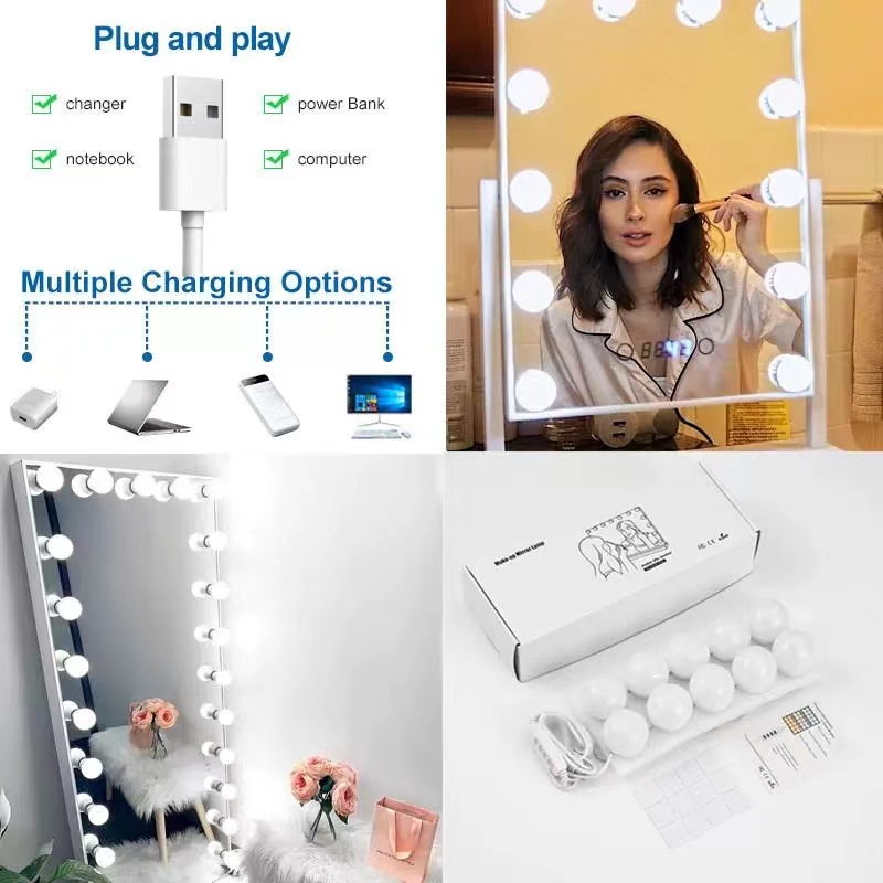 LED Light Paste Mirror Makeup  – Led Desk Light Usb Bewertung und Preis