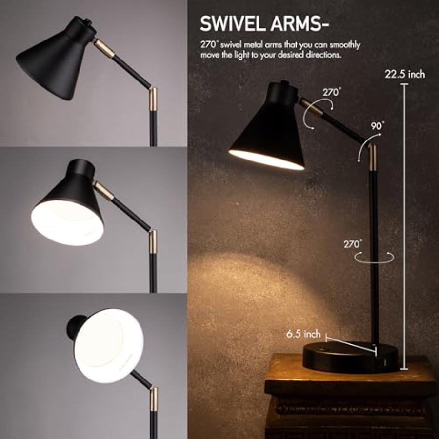 Astrum - LED Desk Lamp with Du – Led Desk Light Usb Bewertung und Preis