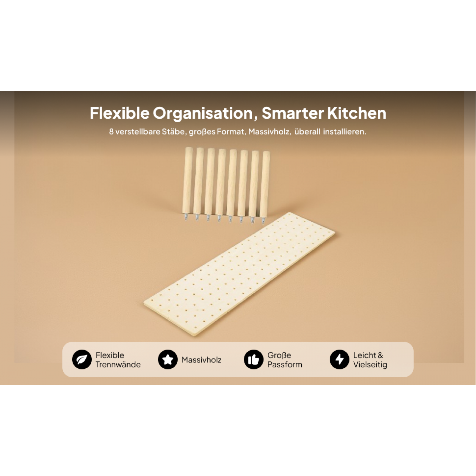 Wood Pegboard Drawer Organizer – Drawer Organizer Bamboo Bewertung und Preis