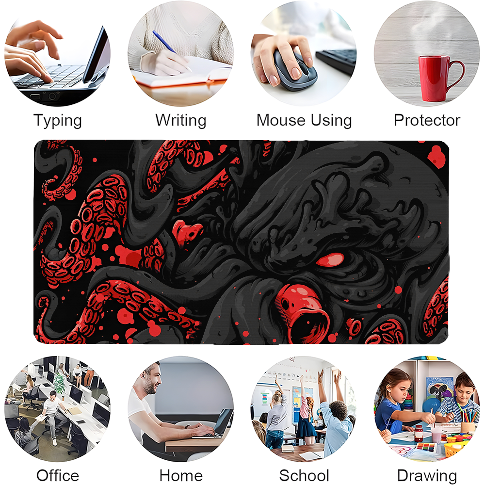 Octopus Monster Mousepad Large – Desk Setup Carpet Bewertung und Preis