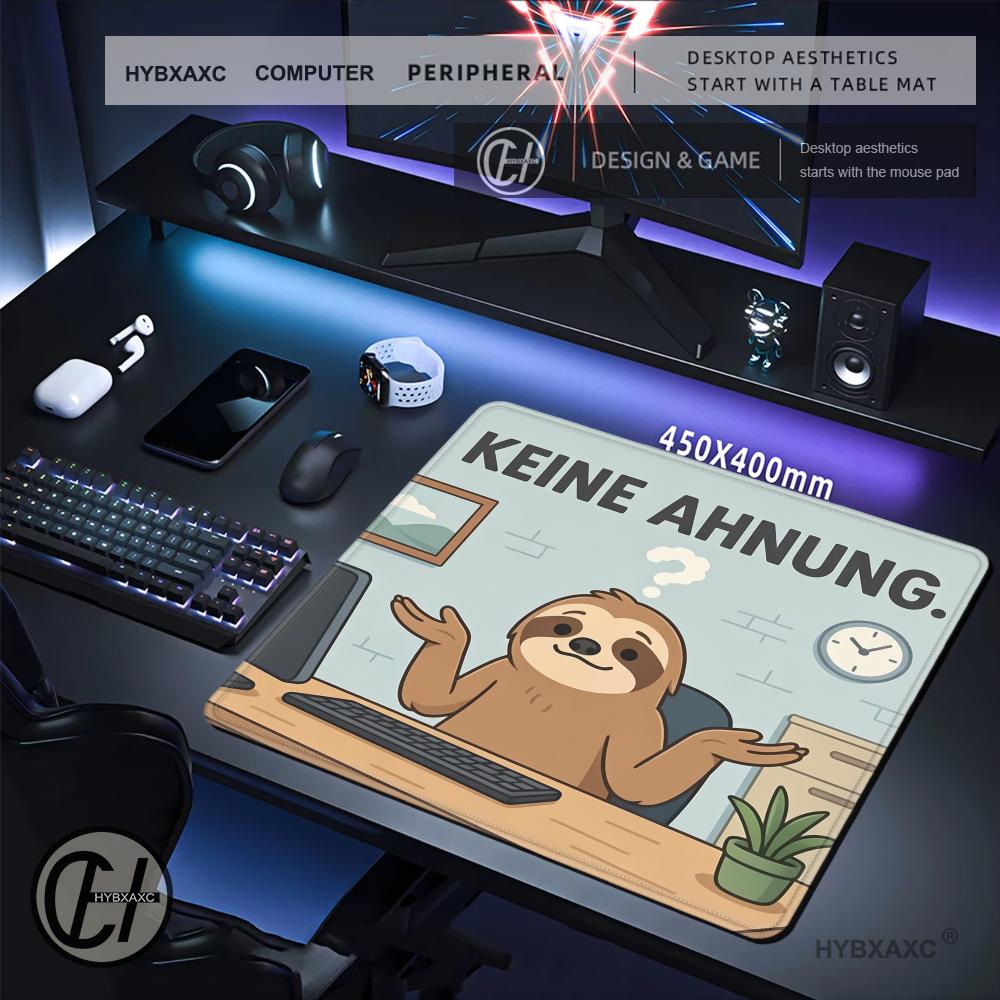 HYBXAXC Funny Sloth Keine Ahnu – Desk Setup For Working From Home Bewertung und Preis