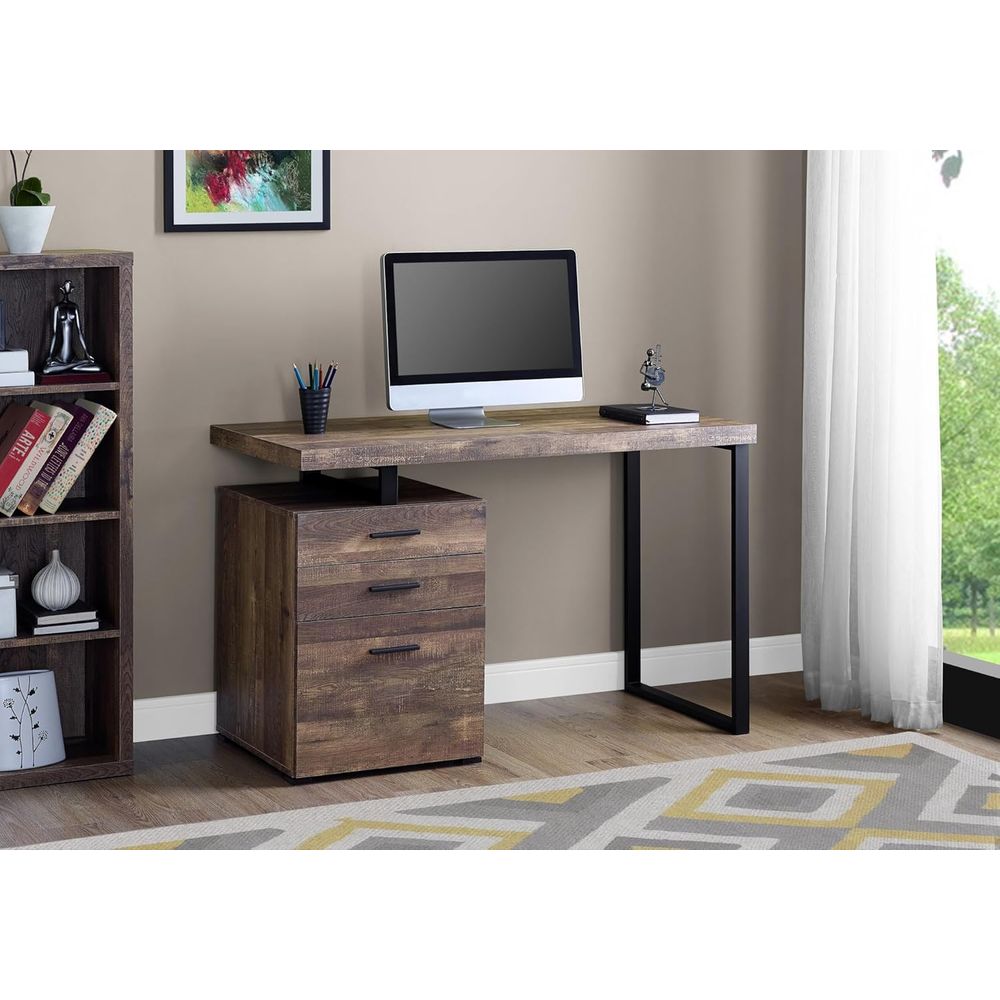 48 Reclaimed Wood Desk with Si – Desk Setup Or Set Up Bewertung und Preis