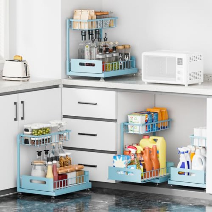 Under Sink Organizer Storage 2 – Drawer Organizer Bamboo Bewertung und Preis