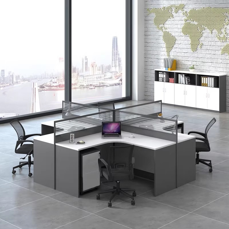 White Office Desk for 2 4 or 6 – Desk Setup Or Set Up Bewertung und Preis