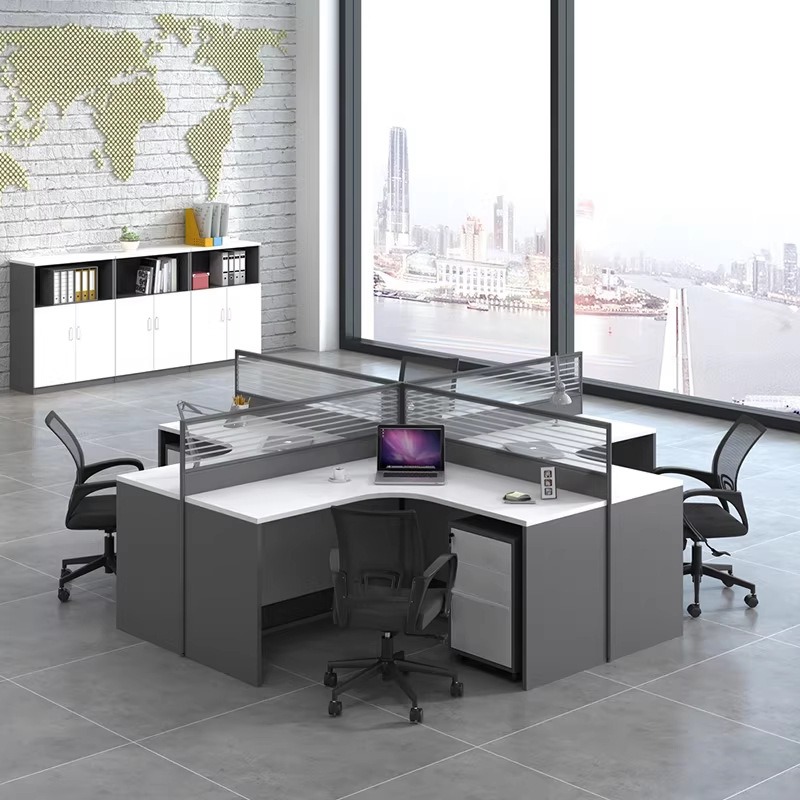 White Office Desk for 2 4 or 6 – Desk Setup Or Set Up Bewertung und Preis