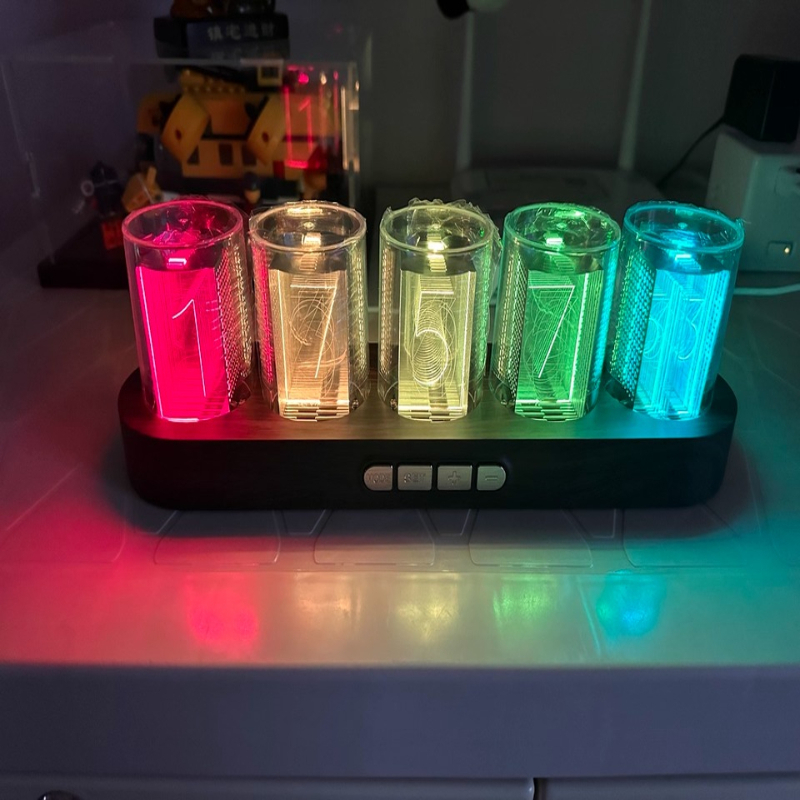 LED Nixie Tube Clock RGB Gamin – Desk Setup Youtube Bewertung und Preis