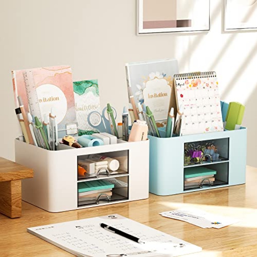 Pen Organizer with 2 Drawer, M – Drawer Organizer Bamboo Bewertung und Preis