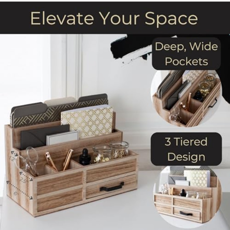 Mail Organizer with Drawer and – Drawer Organizer Bamboo Bewertung und Preis