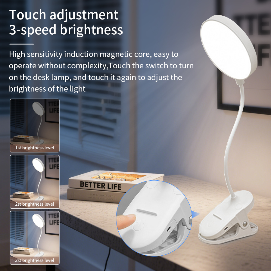 LED Clip Desk Lamp 360° Flexib – Led Desk Light Usb Bewertung und Preis