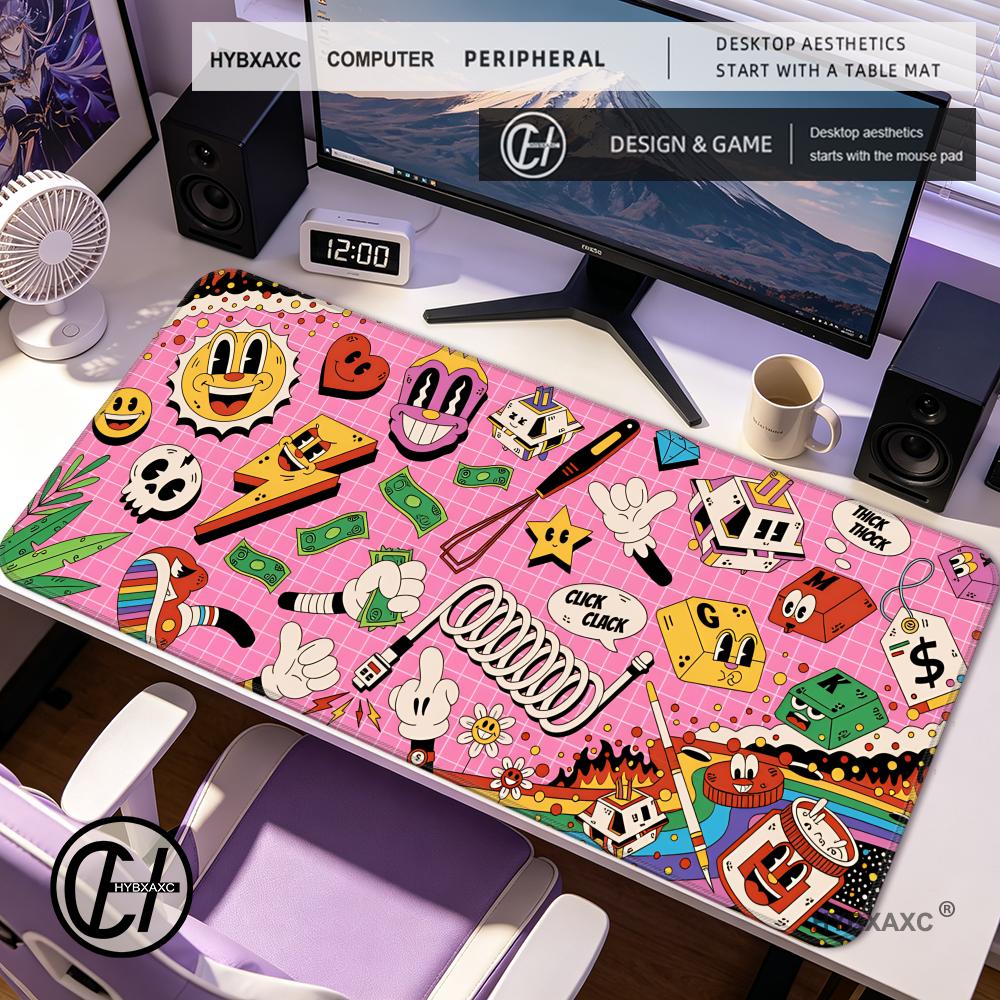 HYBXAXC Graffiti Mausepad Rug  – Desk Setup Diy Bewertung und Preis