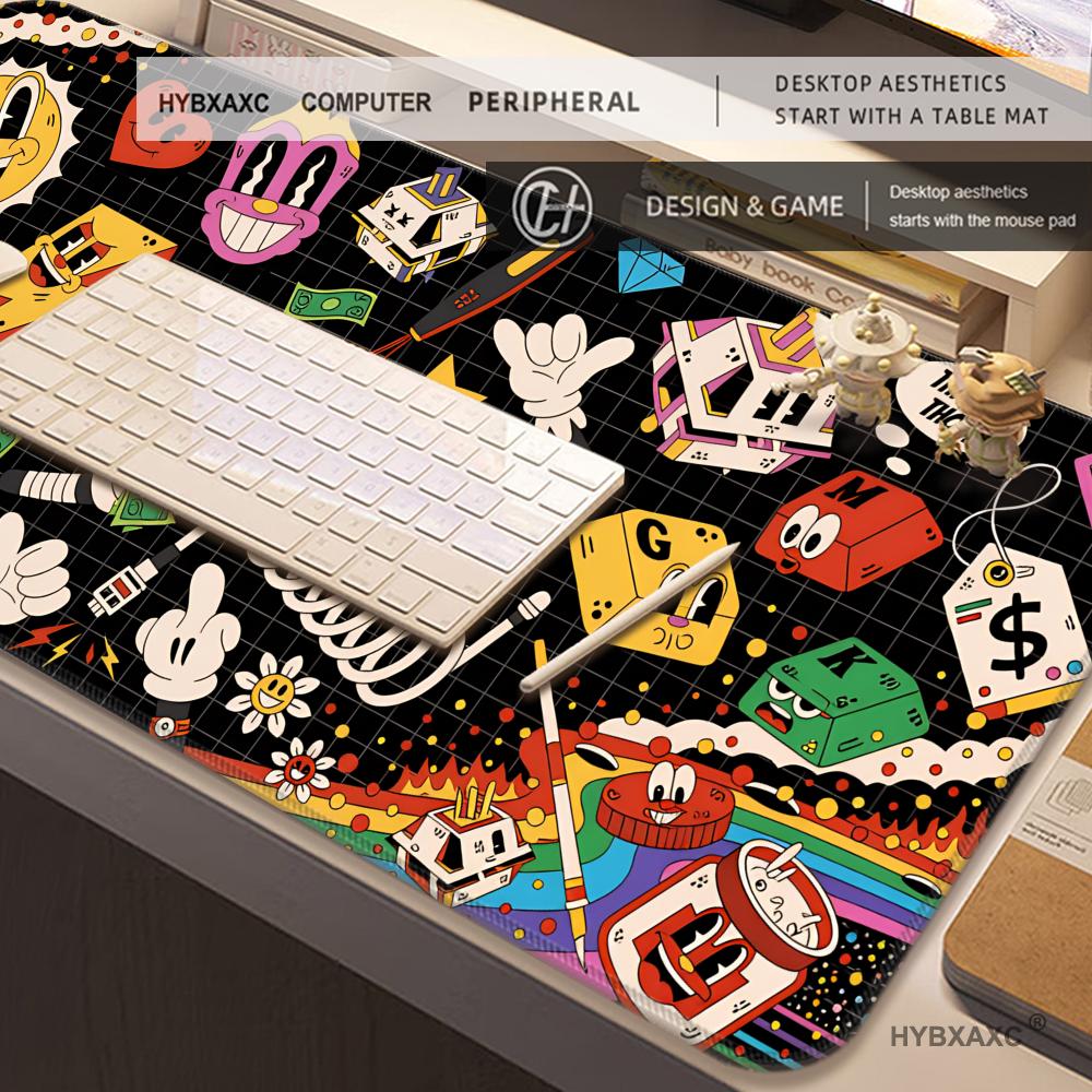 HYBXAXC Graffiti Mausepad Rug  – Desk Setup Diy Bewertung und Preis