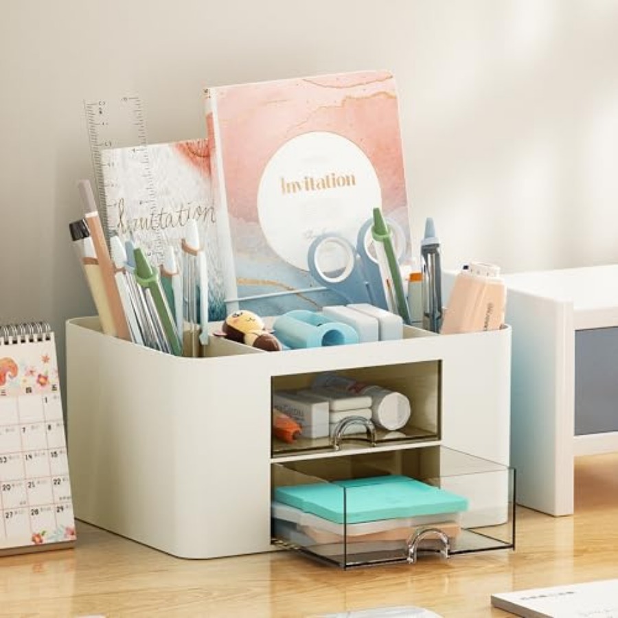 Pen Organizer with 2 Drawer, M – Drawer Organizer Bamboo Bewertung und Preis