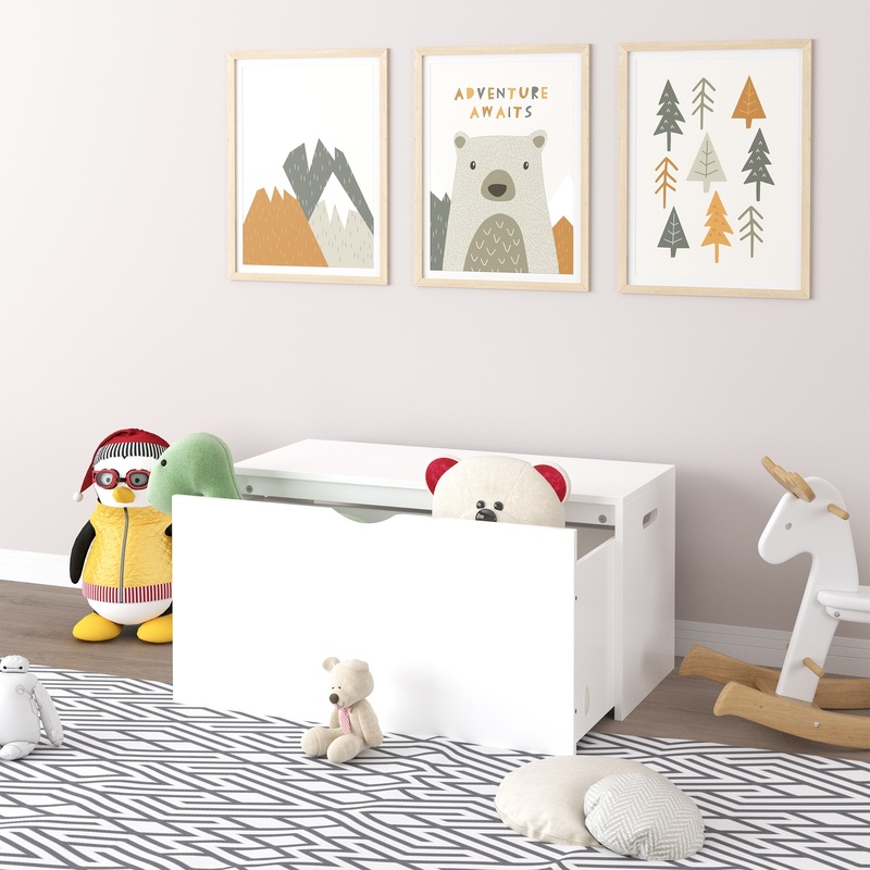 Rolling Toy Storage Chest with – Drawer Organizer Bamboo Bewertung und Preis
